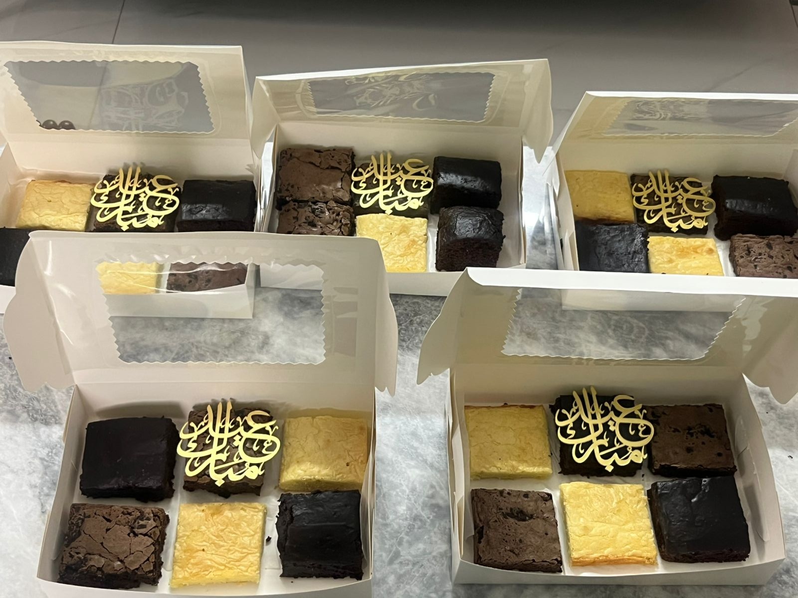 3 Flavour Box Brownie